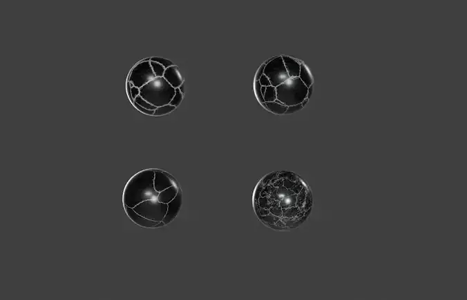 Black Marble Texture PBR Texture