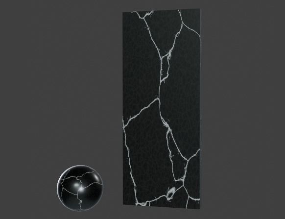 Black Marble Texture PBR Texture Texture_2