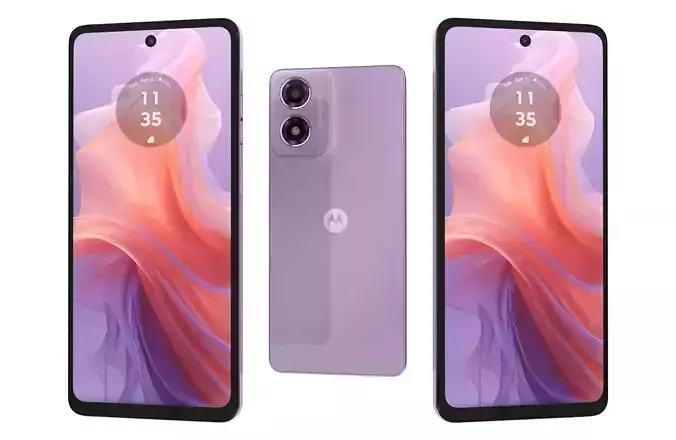 Motorola Moto E14 Pastel Purple 3D model