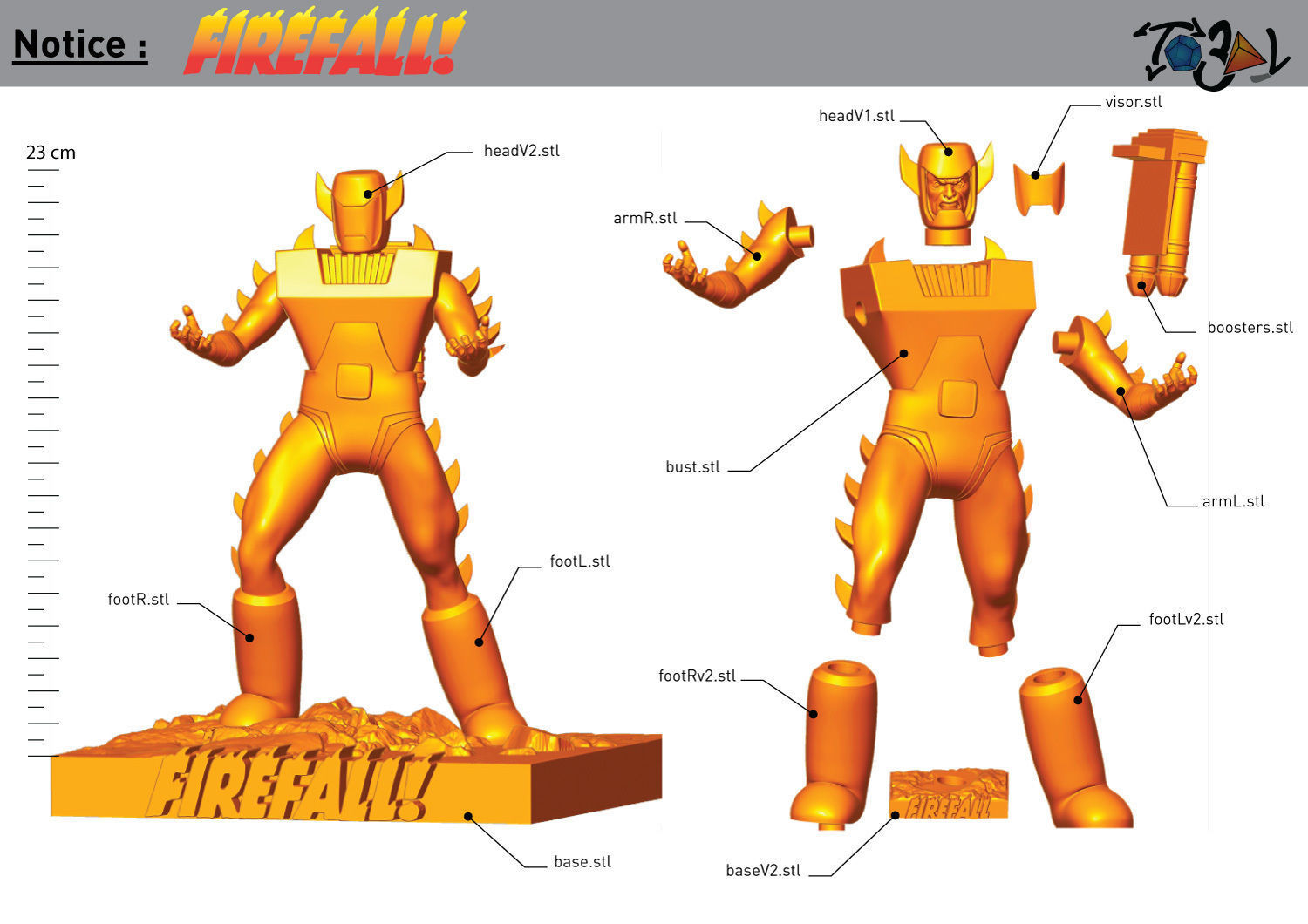Firefall 3D print model_2