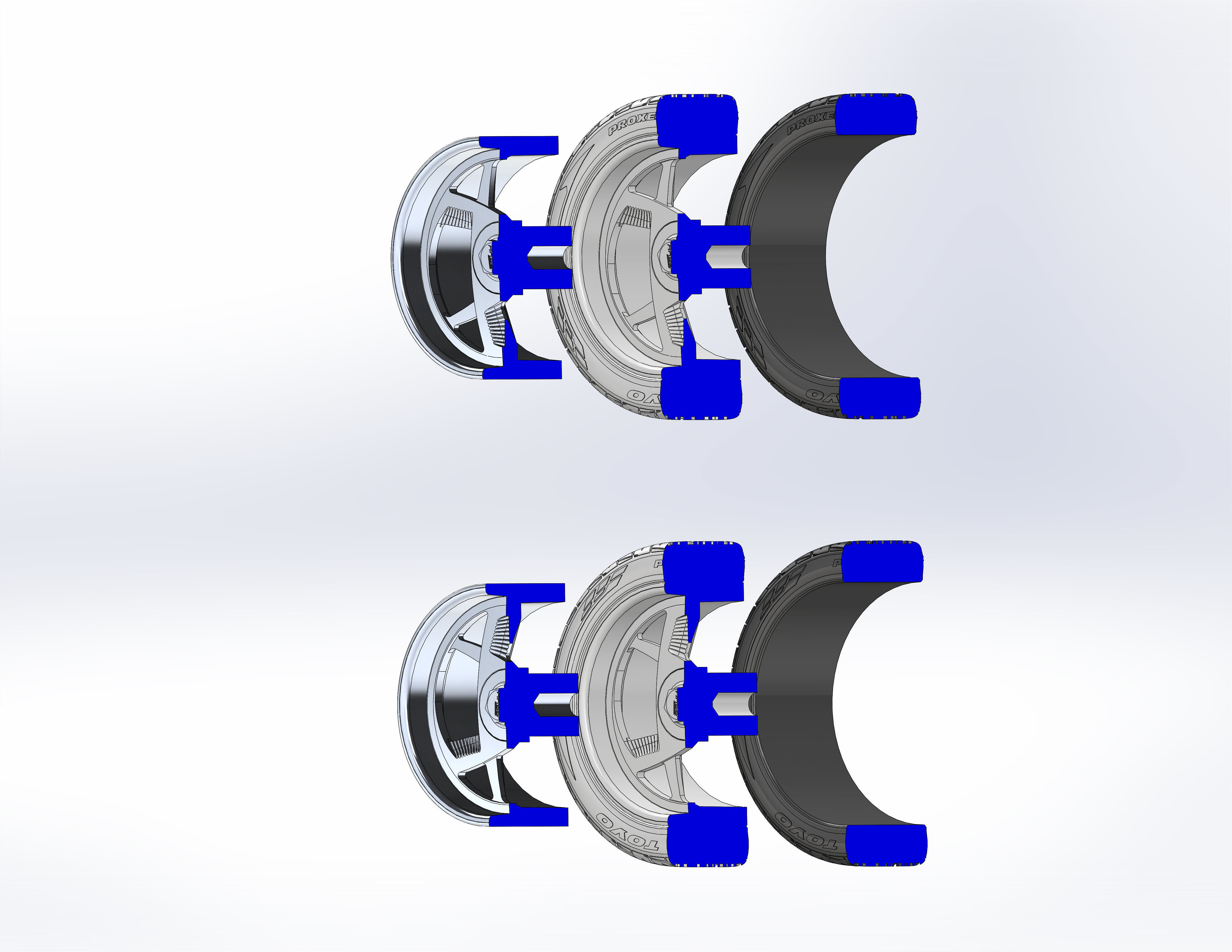 Custom wheels Hot Rods by Boyd G1 for your scale model 3D print model_6