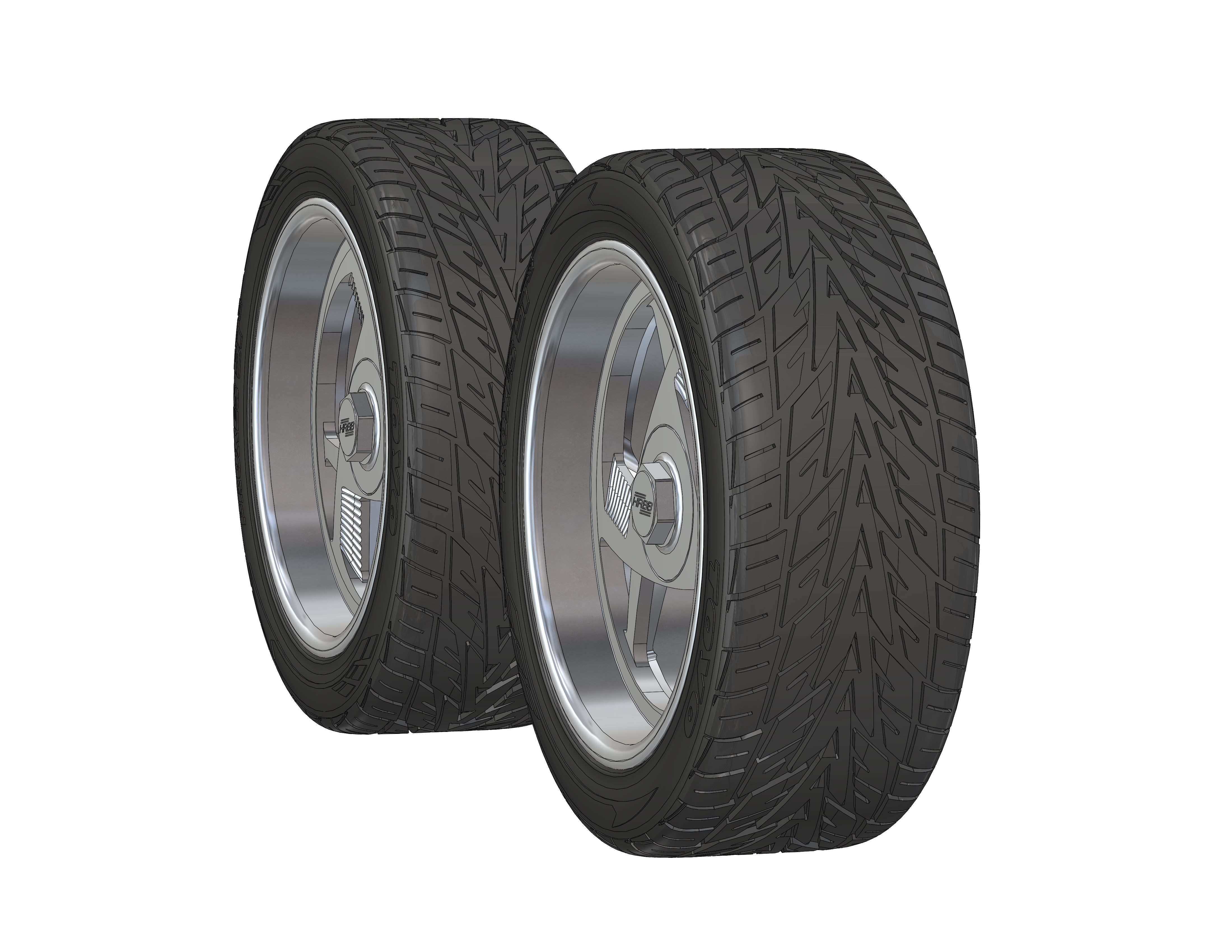 Custom wheels Hot Rods by Boyd G1 for your scale model 3D print model_14