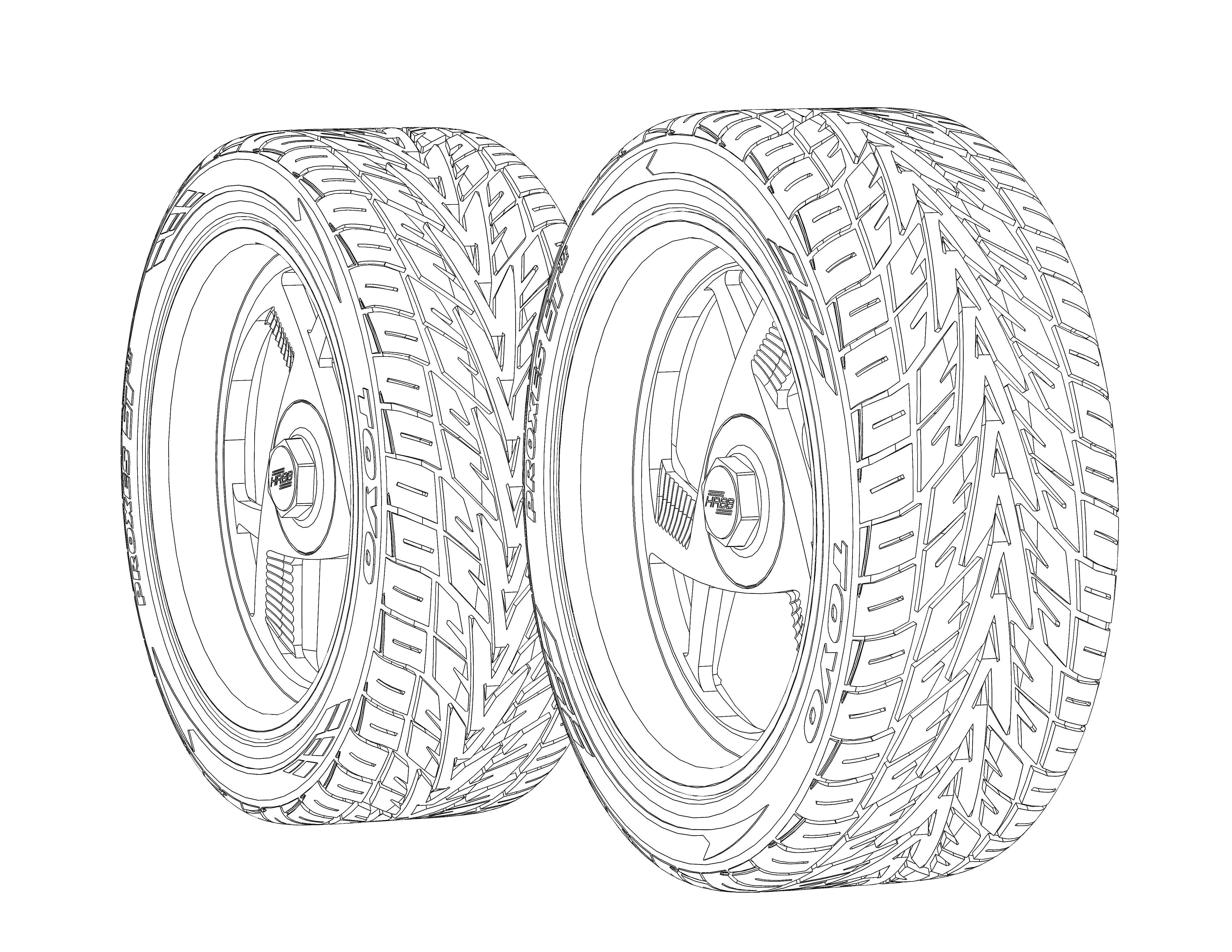 Custom wheels Hot Rods by Boyd G1 for your scale model 3D print model_20