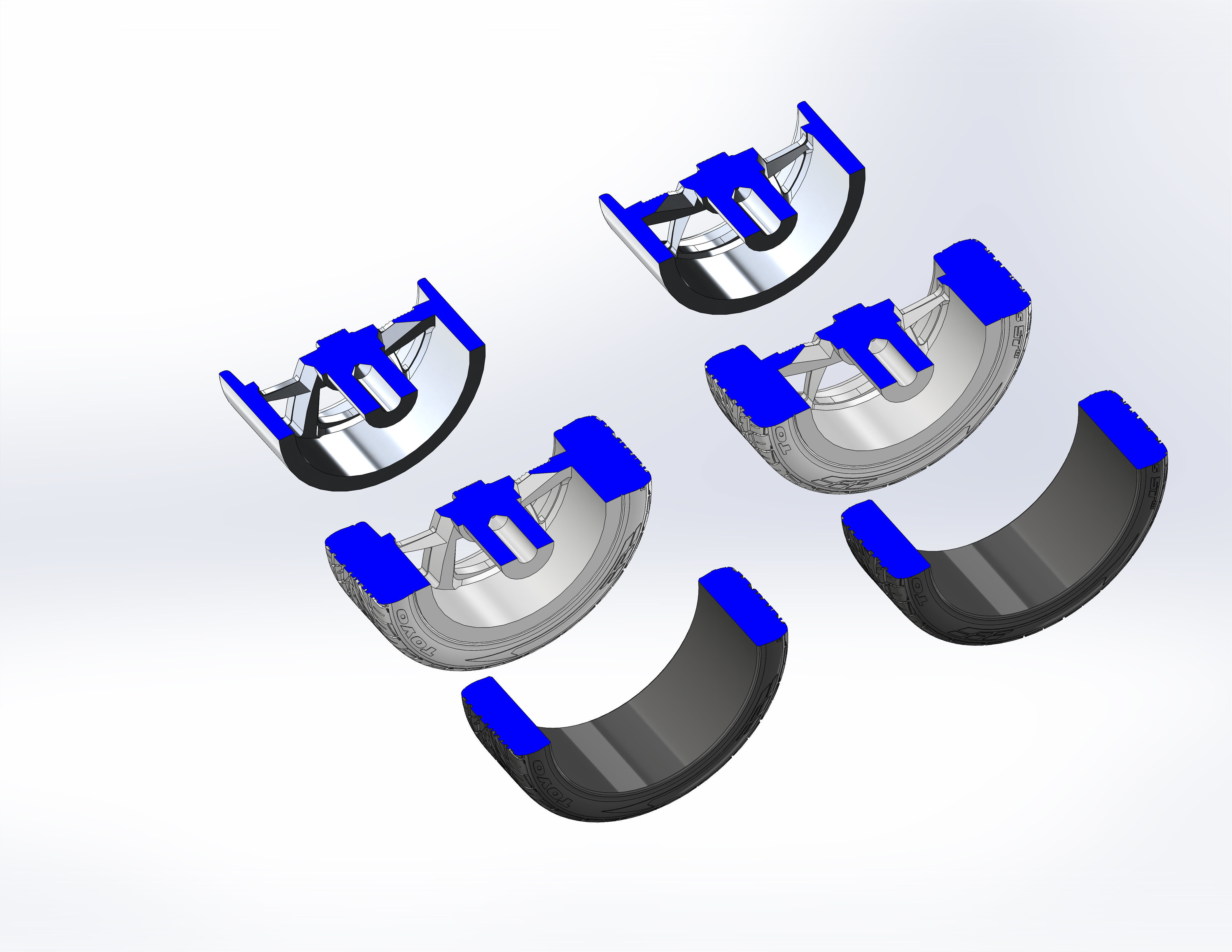 Custom wheels Hot Rods by Boyd G1 for your scale model 3D print model_5