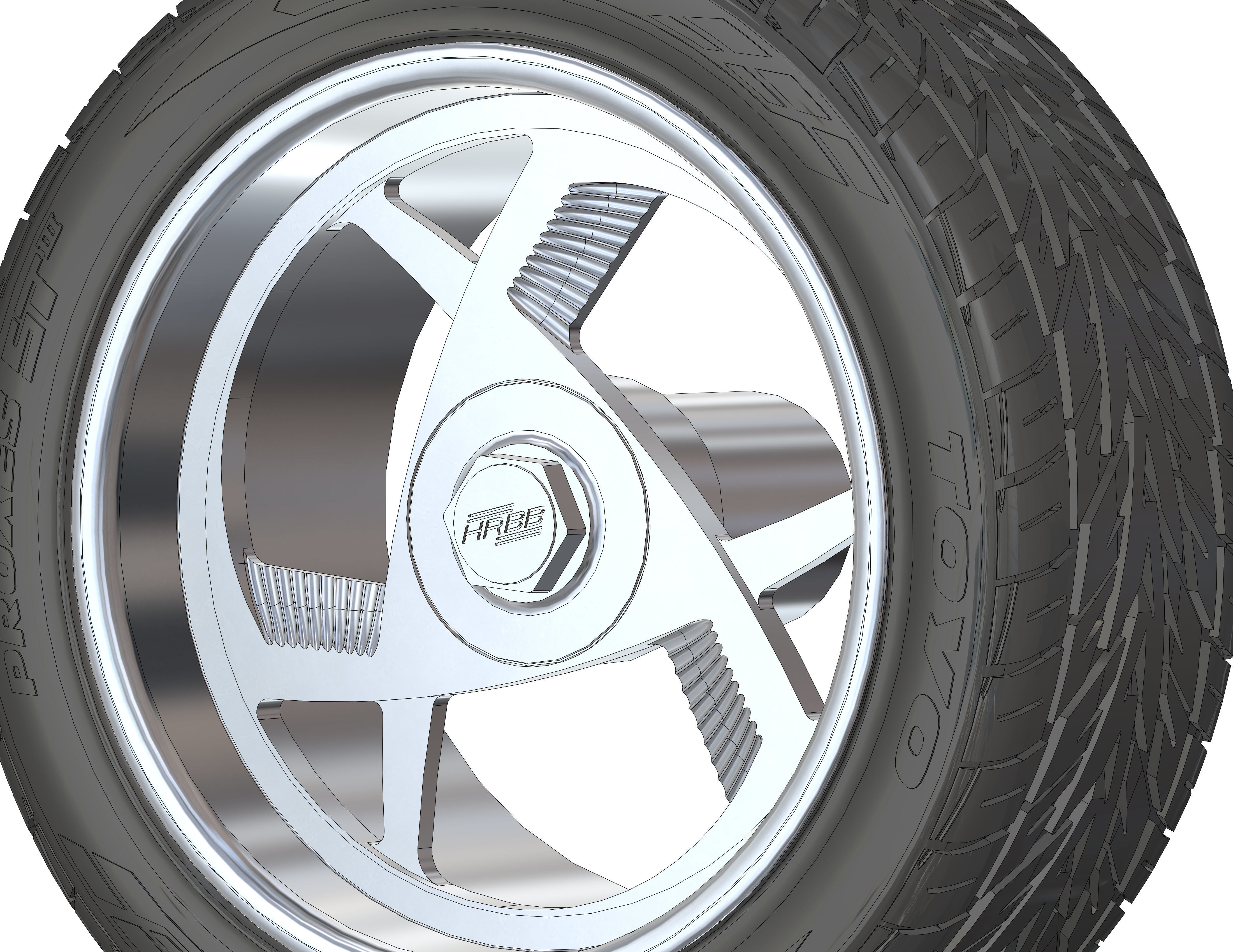 Custom wheels Hot Rods by Boyd G1 for your scale model 3D print model_17