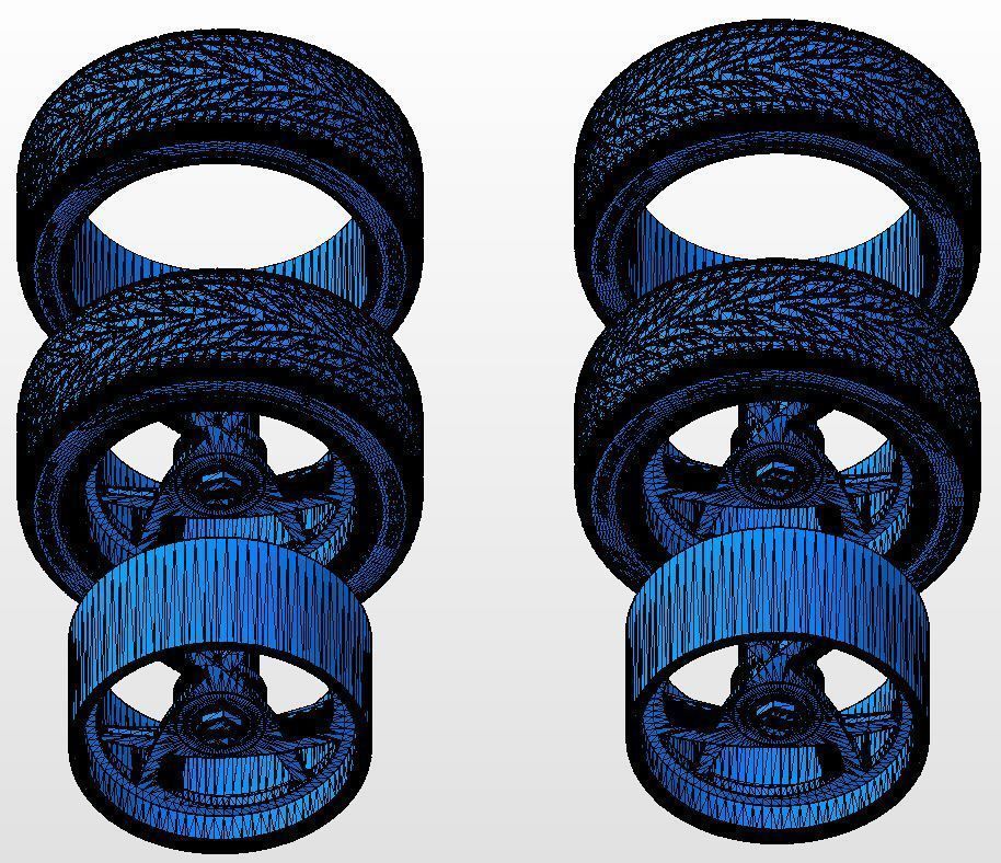 Custom wheels Hot Rods by Boyd G1 for your scale model 3D print model_7