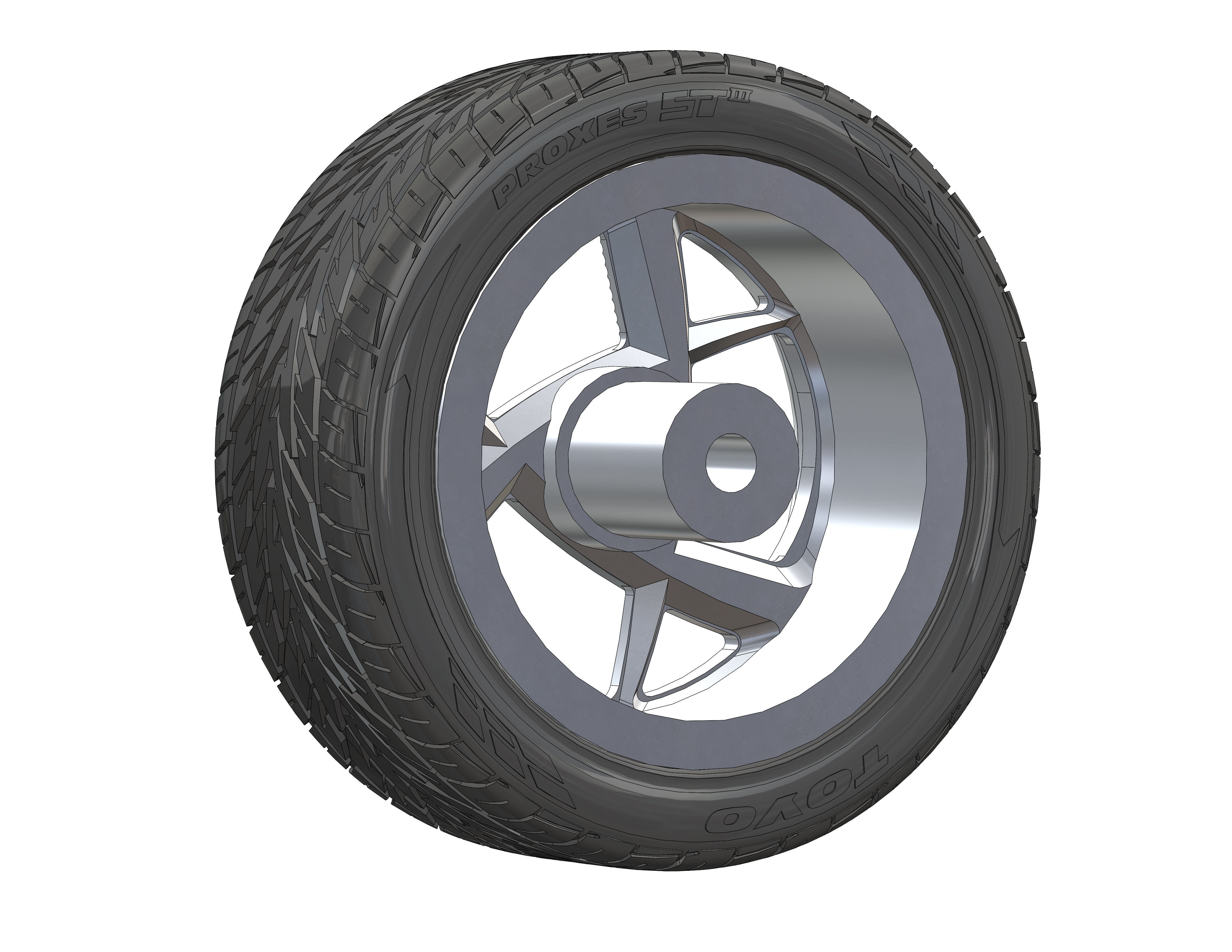 Custom wheels Hot Rods by Boyd G1 for your scale model 3D print model_16