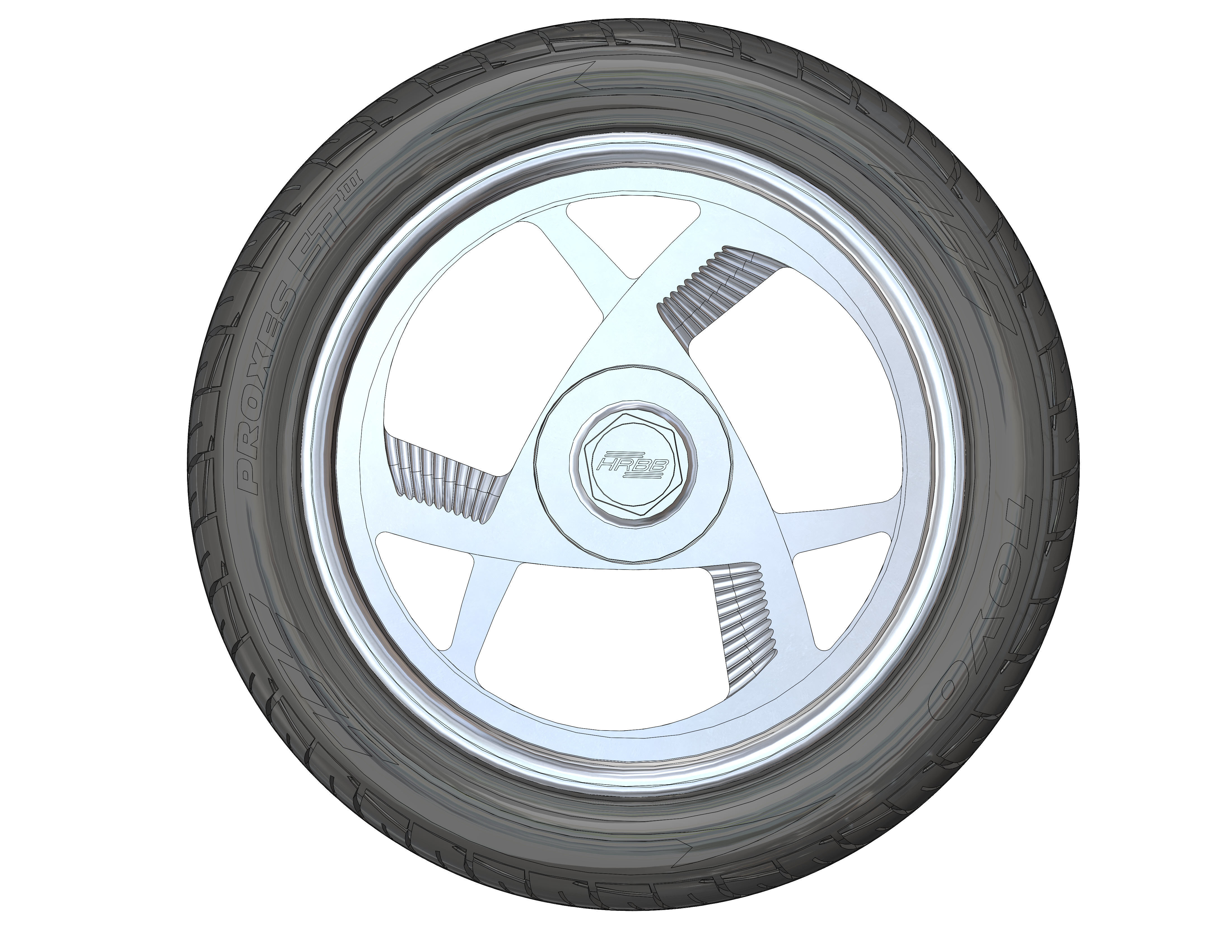 Custom wheels Hot Rods by Boyd G1 for your scale model 3D print model_18