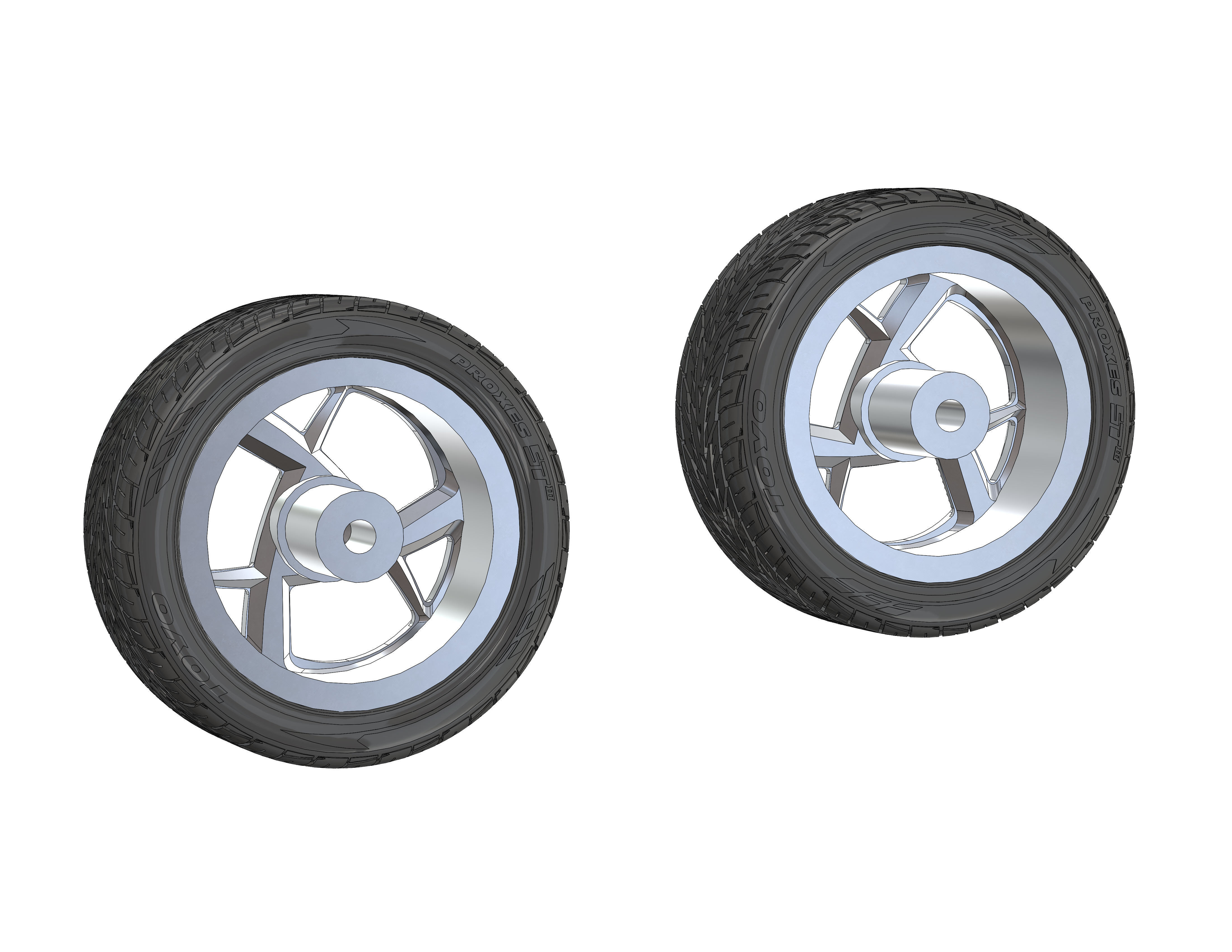 Custom wheels Hot Rods by Boyd G1 for your scale model 3D print model_15