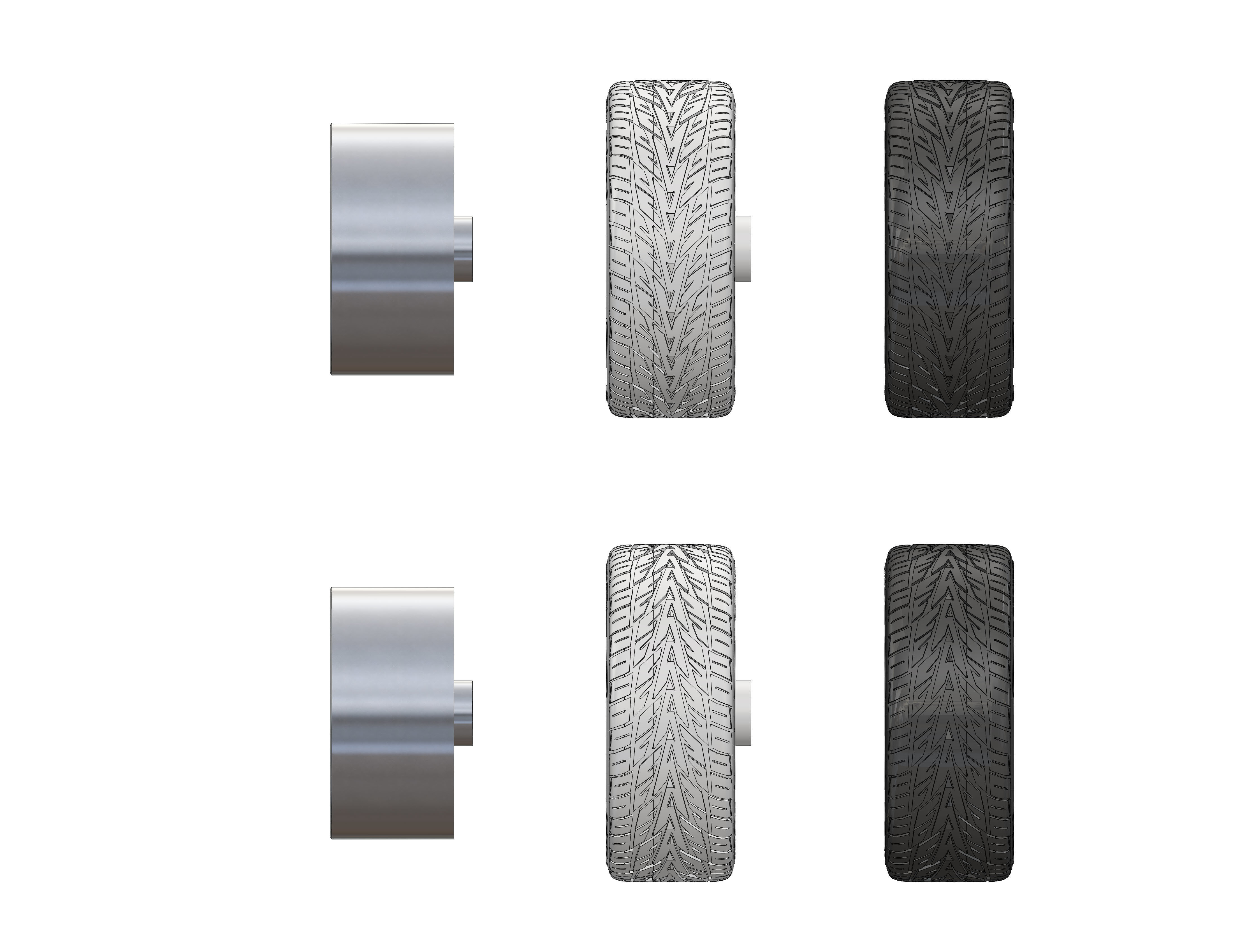 Custom wheels Hot Rods by Boyd G1 for your scale model 3D print model_3