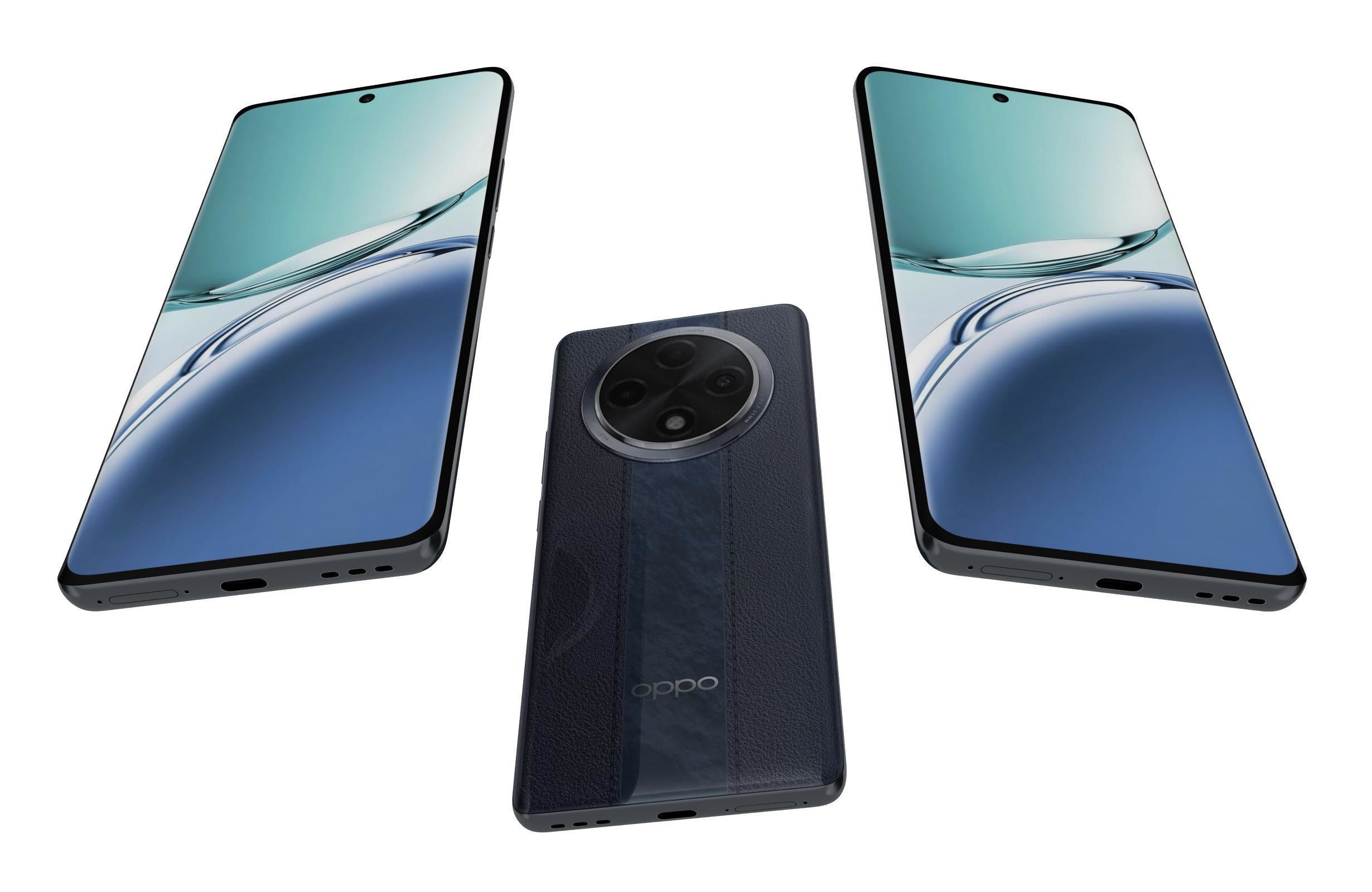 Oppo F27 Pro Plus Midnight Navy 3D model_2