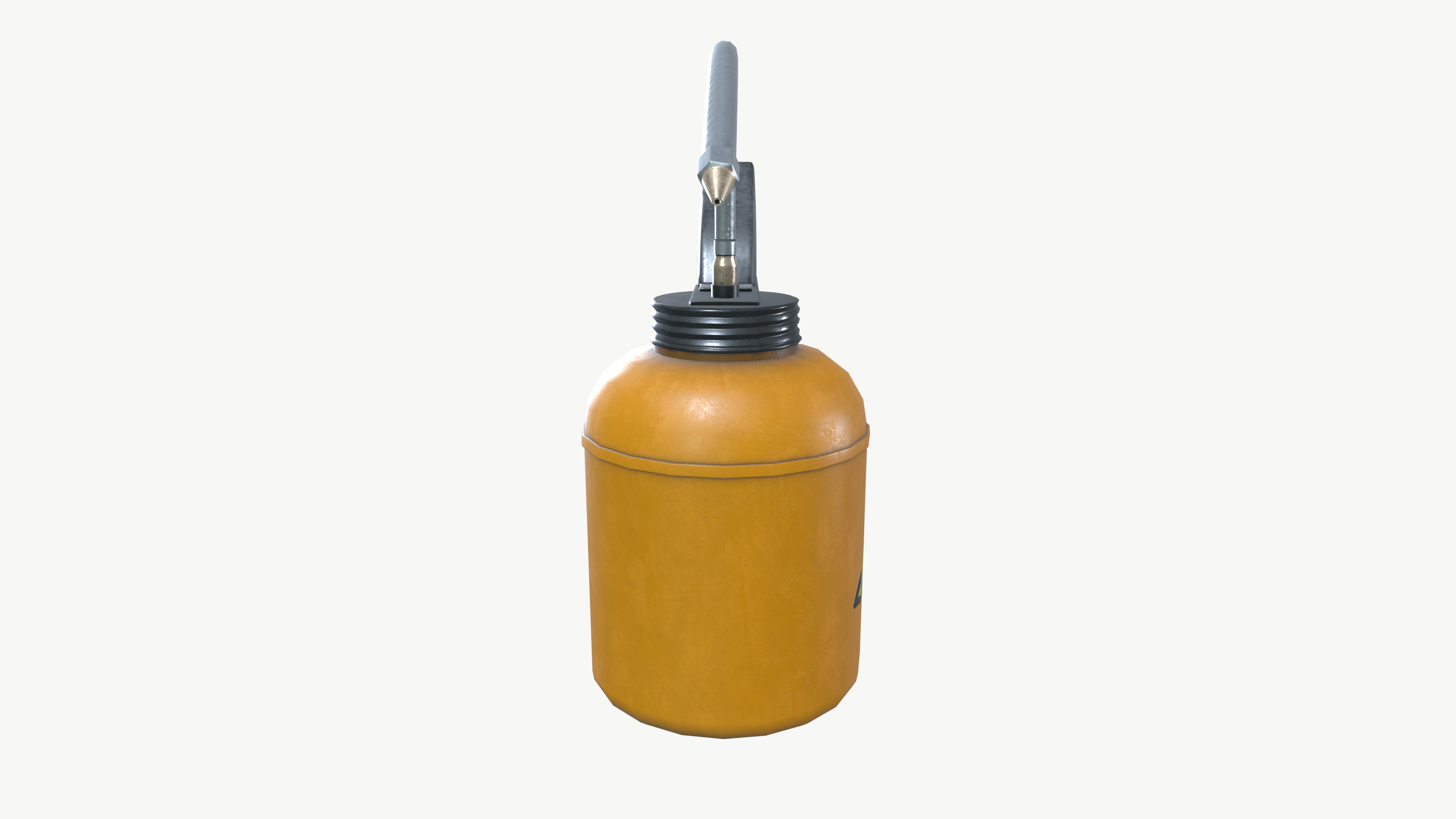 Lubricant Oil Can 3D model_3