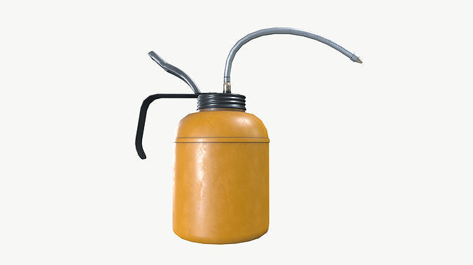 Lubricant Oil Can 3D model 5