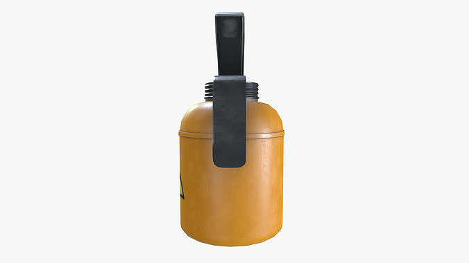 Lubricant Oil Can 3D model 6