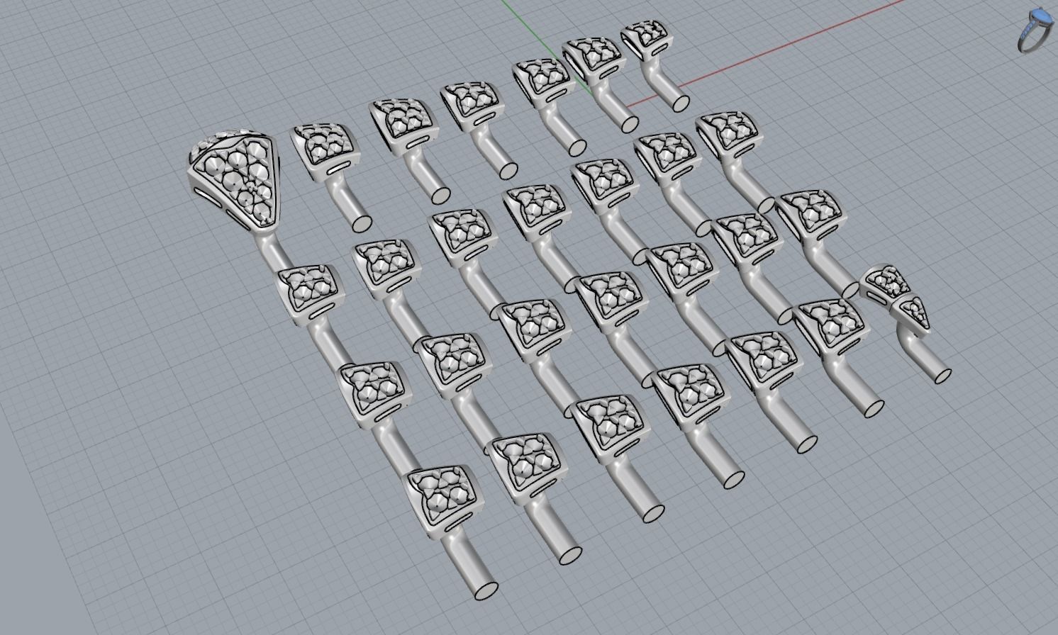 Serpenti Viper Ring 3D print model_8