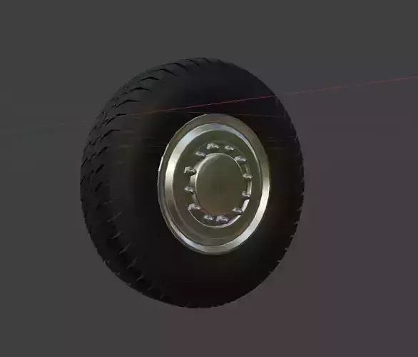 Truck Tire and Rim