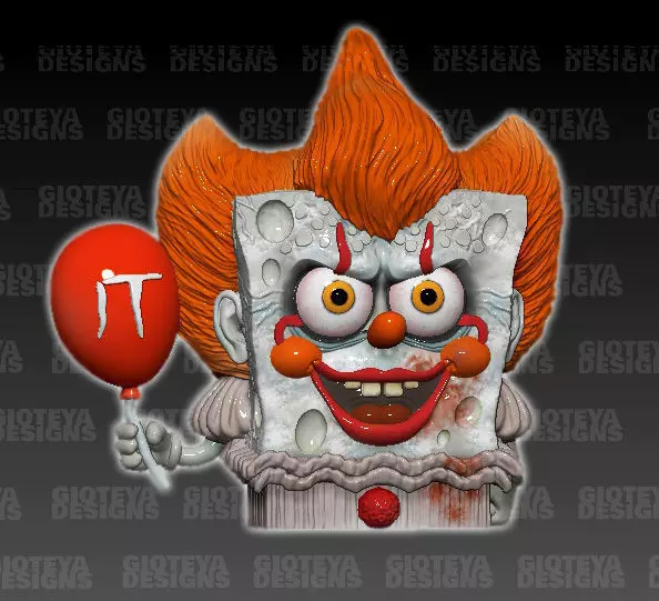 Cosplay Bob Pennywise 3D model_0