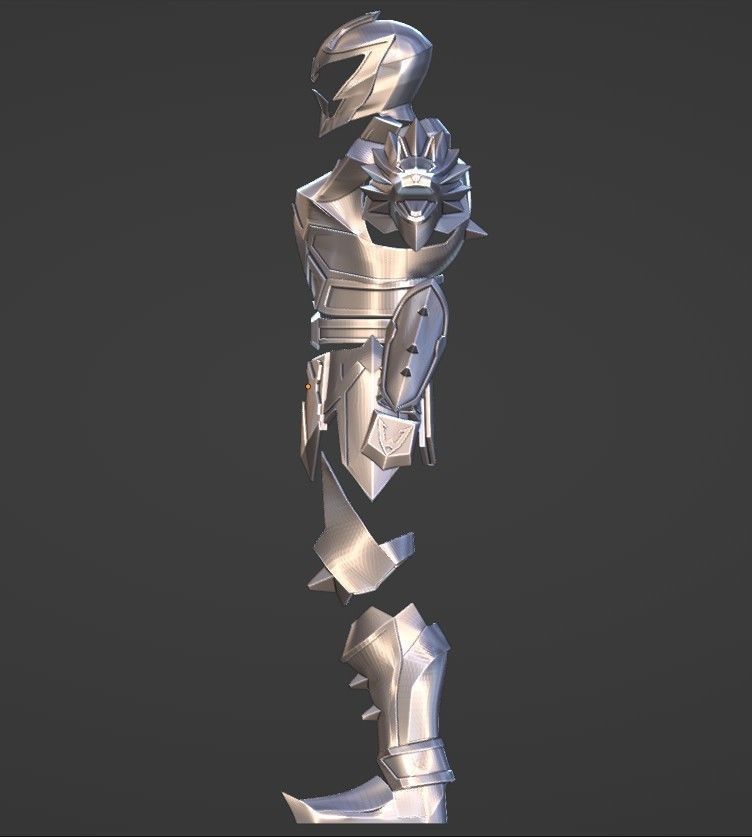 Wolzard Magiranger Koragg Mystic Force full armor helmet 3D print model_2