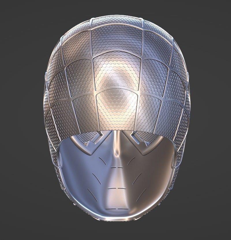 Spider Man helmet 3D print model_9