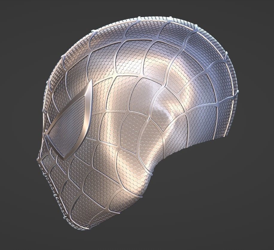 Spider Man helmet 3D print model_8