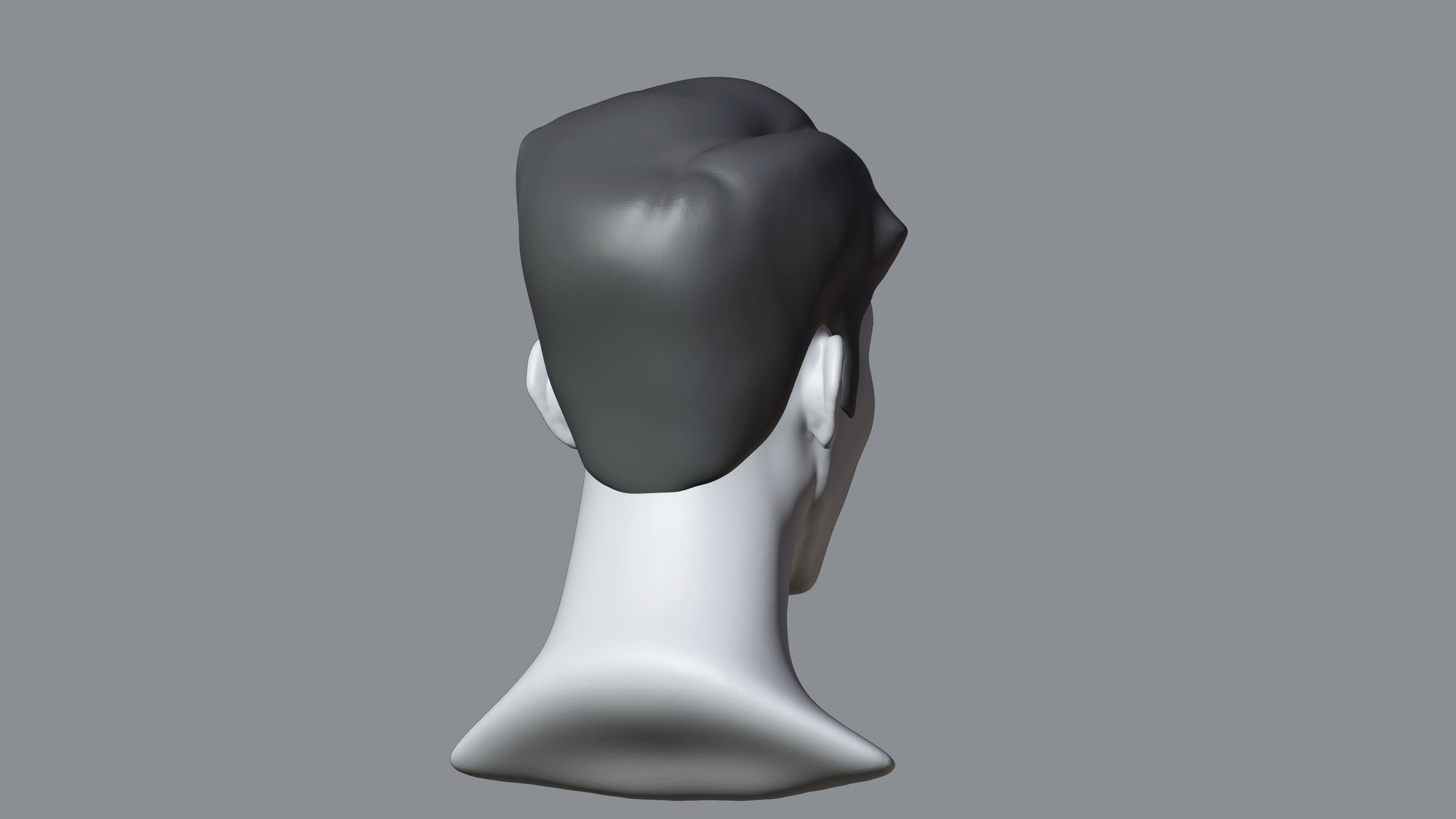 Male Stylized Character George high poly sculpt base mesh 3D model_12
