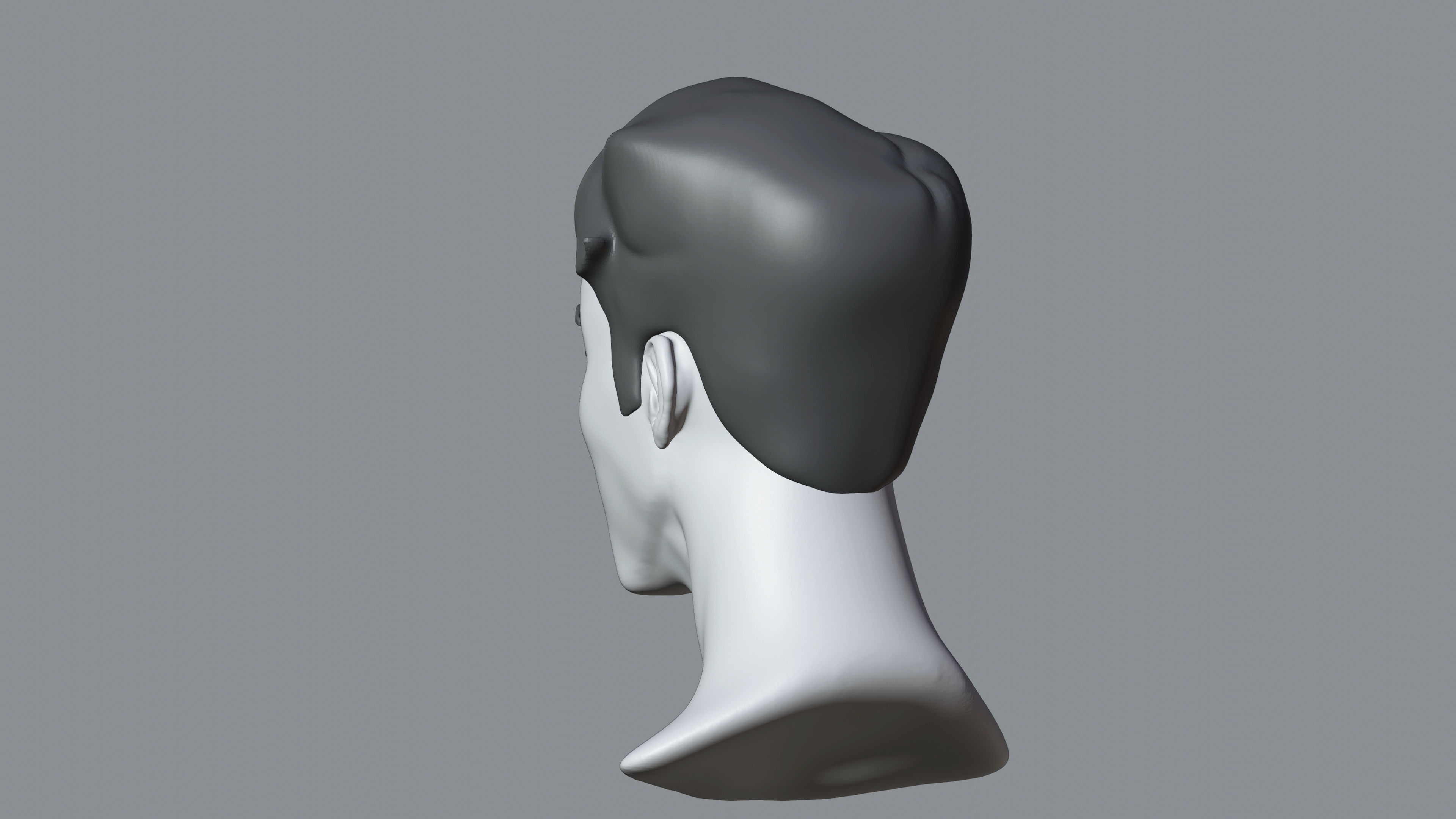 Male Stylized Character George high poly sculpt base mesh 3D model_16