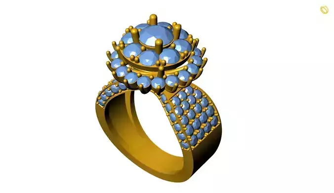 Girl Ring 3D print model