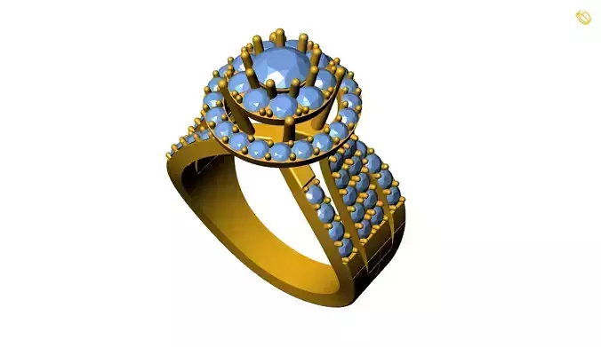 Girl Ring 3D print model