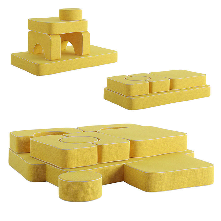 The Modular Pillow Stack Sofa by Business and Pleasure 3D model_6