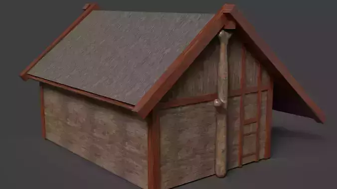 wooden house