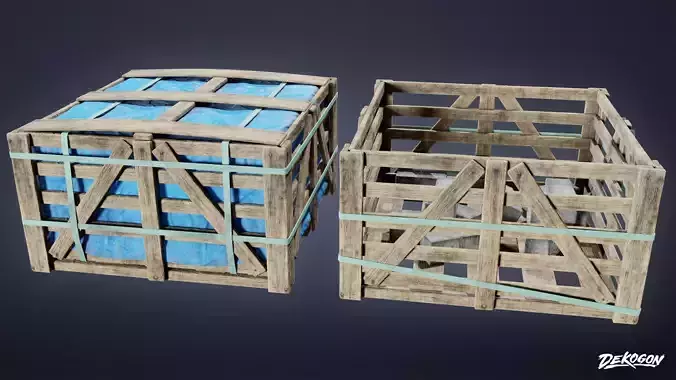 SUBURBS - Construction Containers 01 - LOW POLY AND NANITE