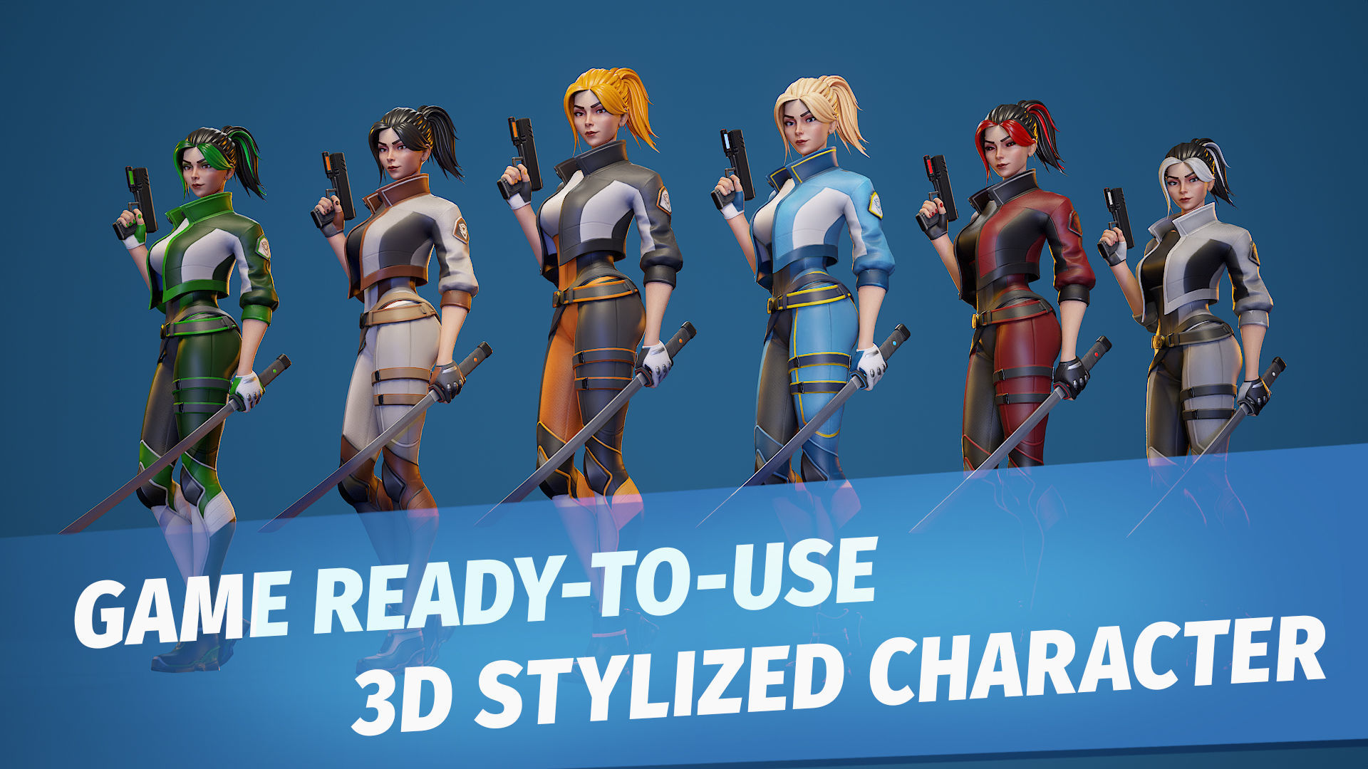 Mira Nightly - Game ready stylized Low-poly 3D model Low-poly 3D model_7