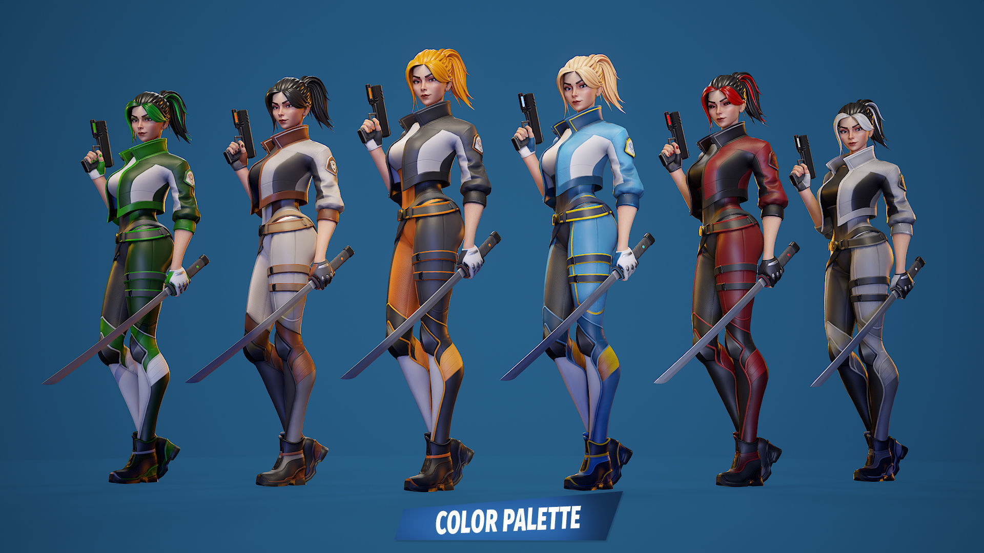 Mira Nightly - Game ready stylized Low-poly 3D model Low-poly 3D model_4