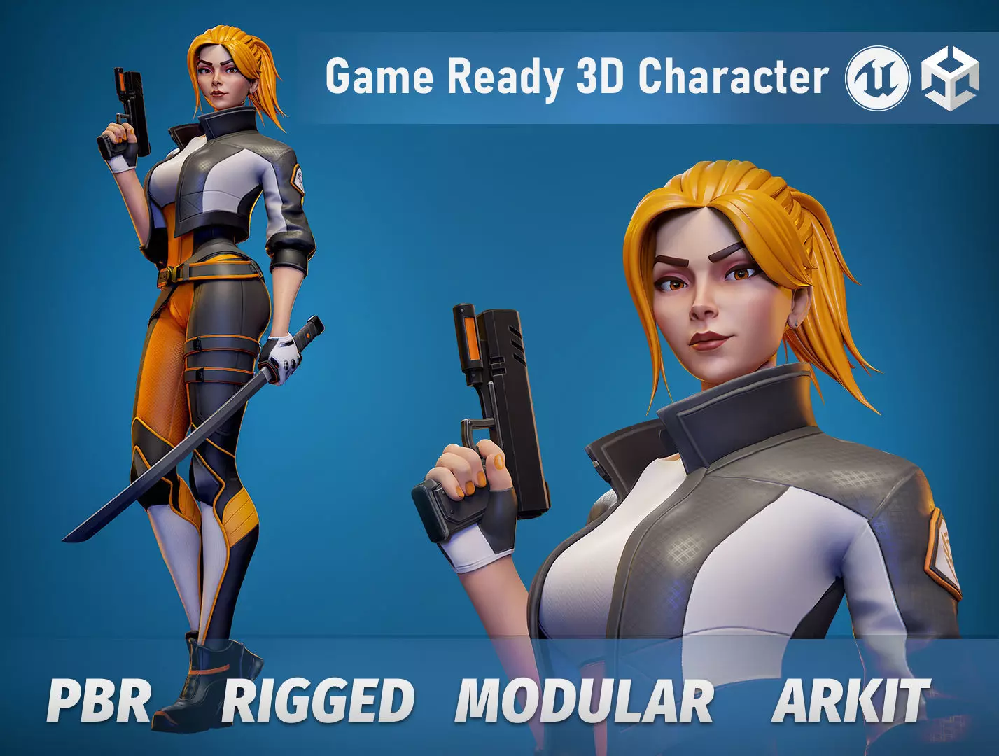 Mira Nightly - Game ready stylized Low-poly 3D model Low-poly 3D model_0