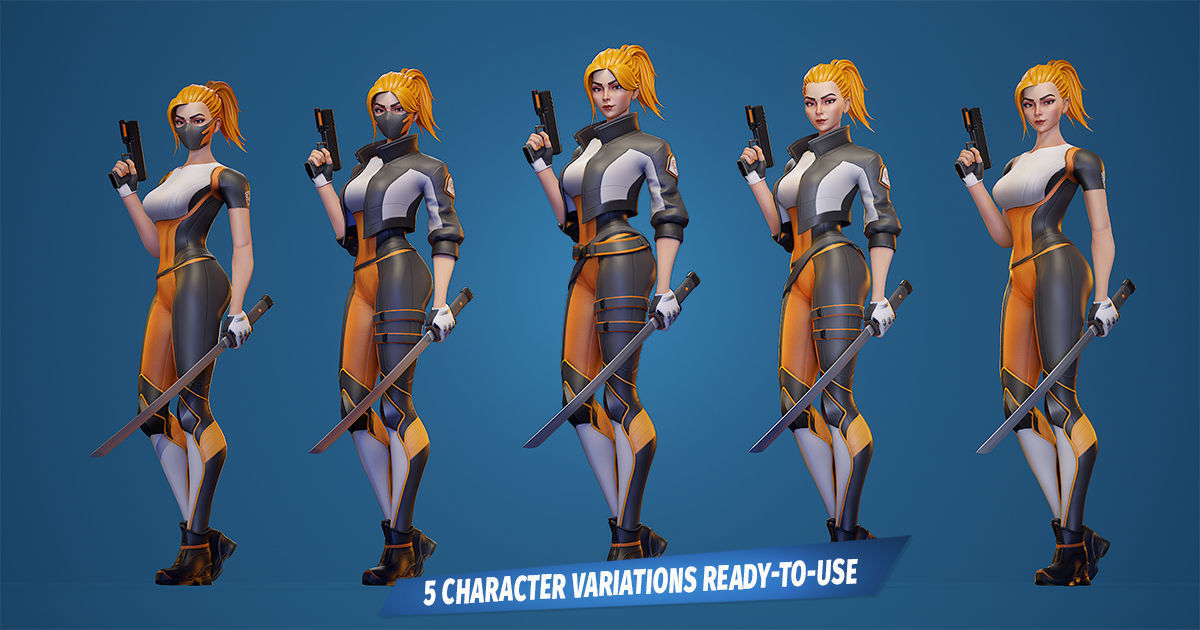 Mira Nightly - Game ready stylized Low-poly 3D model Low-poly 3D model_5
