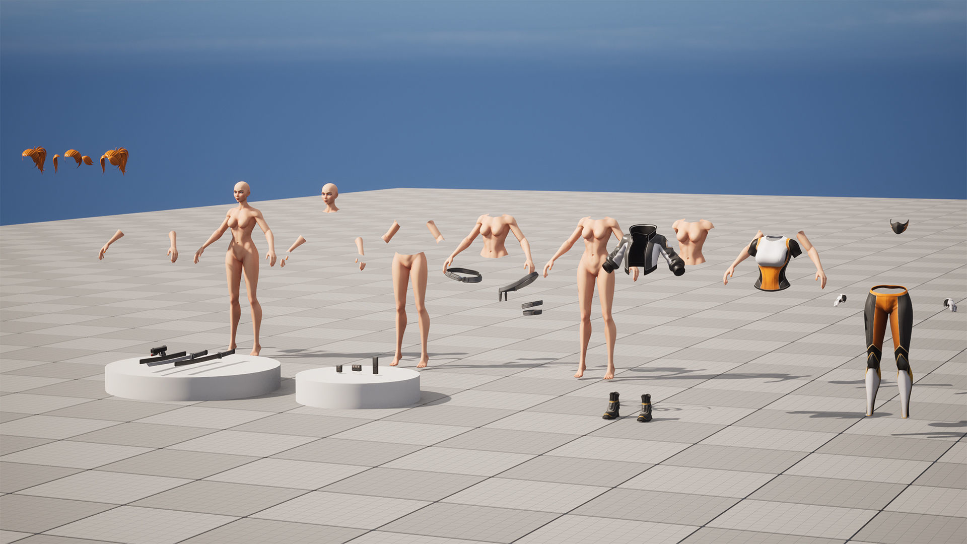 Mira Nightly - Game ready stylized Low-poly 3D model Low-poly 3D model_14