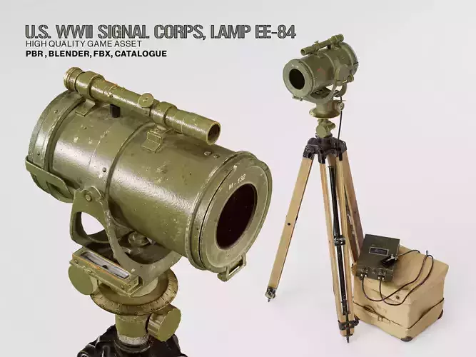 US WWII Signal Corps Lamp EE 84