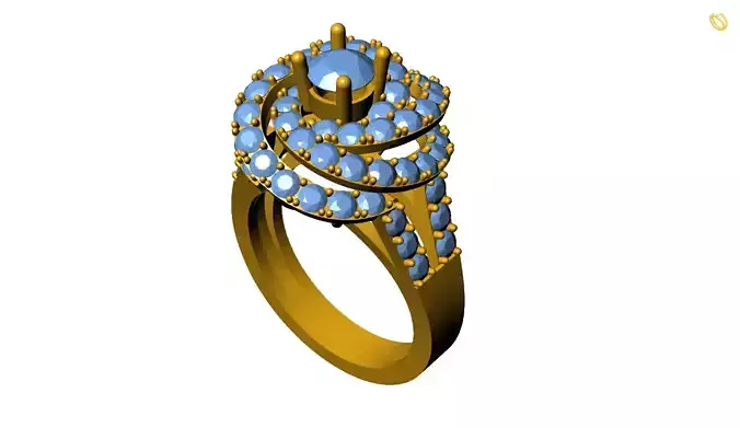 Girl Ring 3D print model