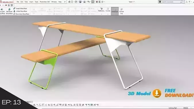 Furniture Design for Outdoor Table 