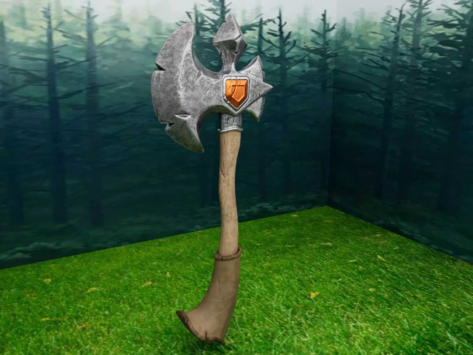 Hatchet Hearstone Free 3D model