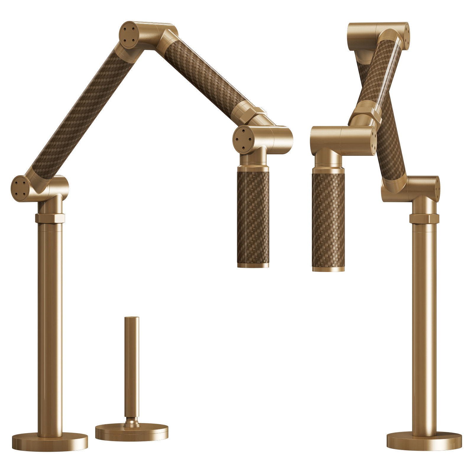 kohler karbon K-6227-CP tap 3D model_3