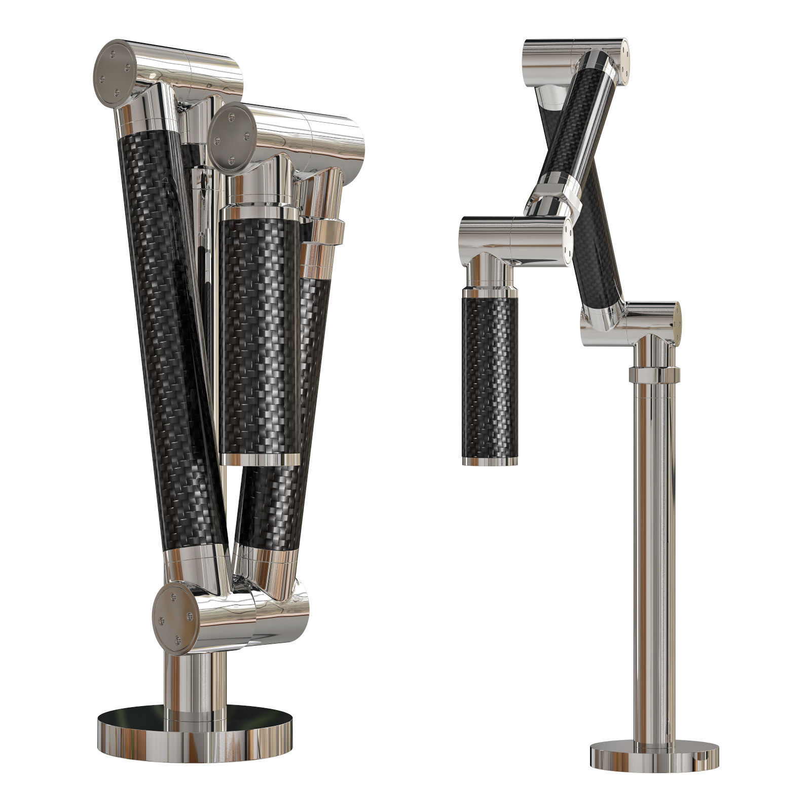 kohler karbon K-6227-CP tap 3D model_4