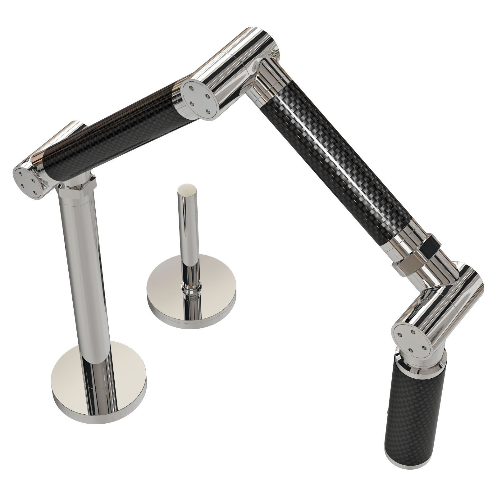 kohler karbon K-6227-CP tap 3D model_8