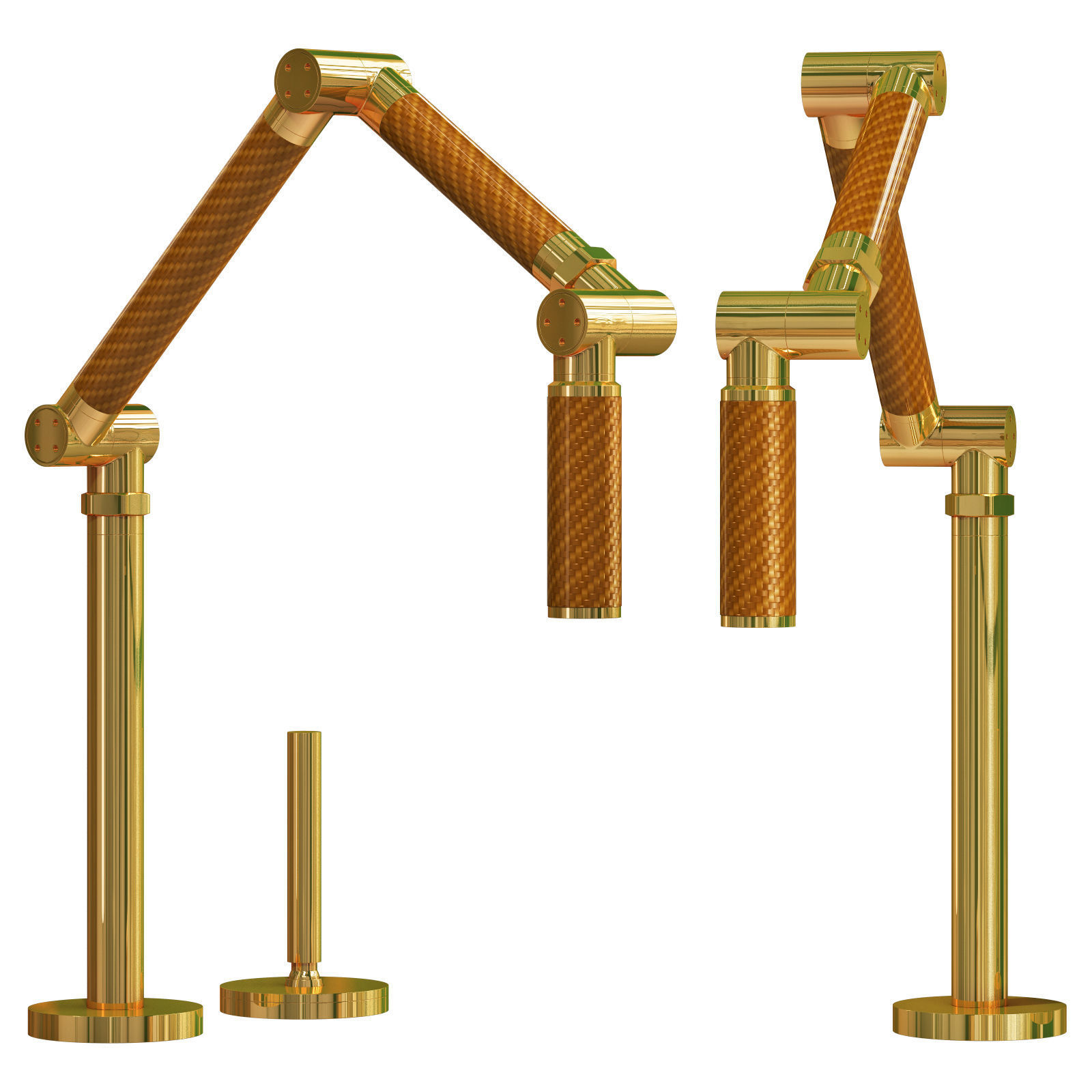 kohler karbon K-6227-CP tap 3D model_2