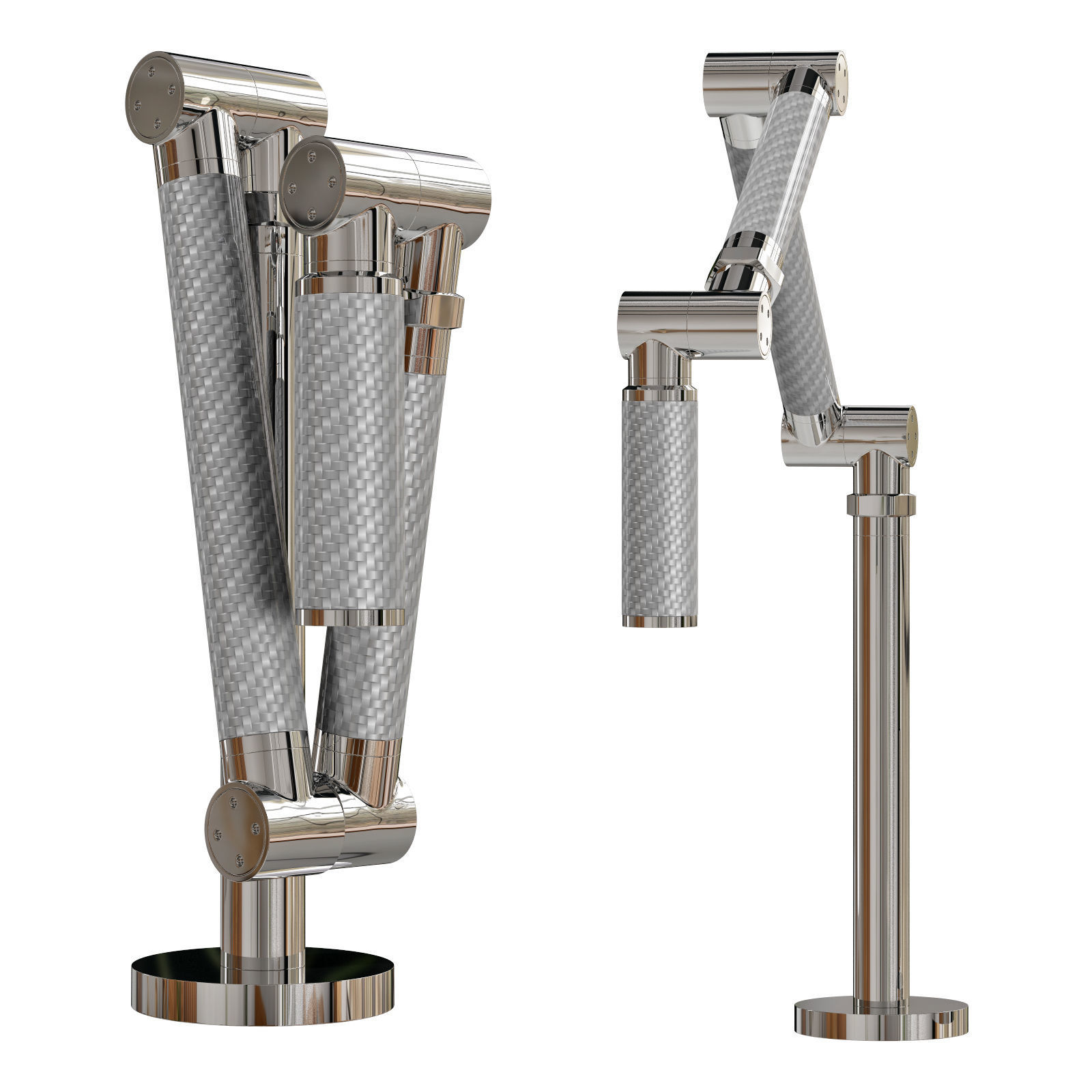 kohler karbon K-6227-CP tap 3D model_5