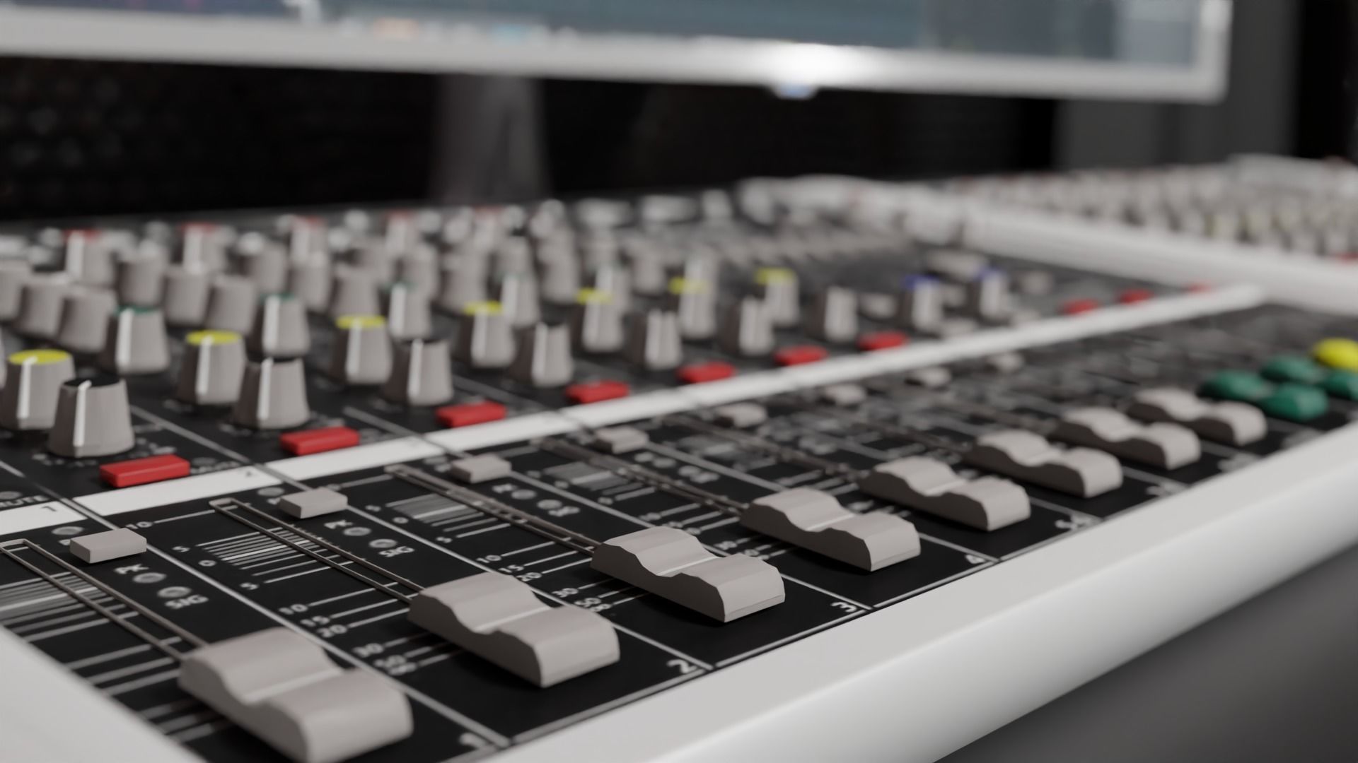 Recording booth Music Studio 3D model_6