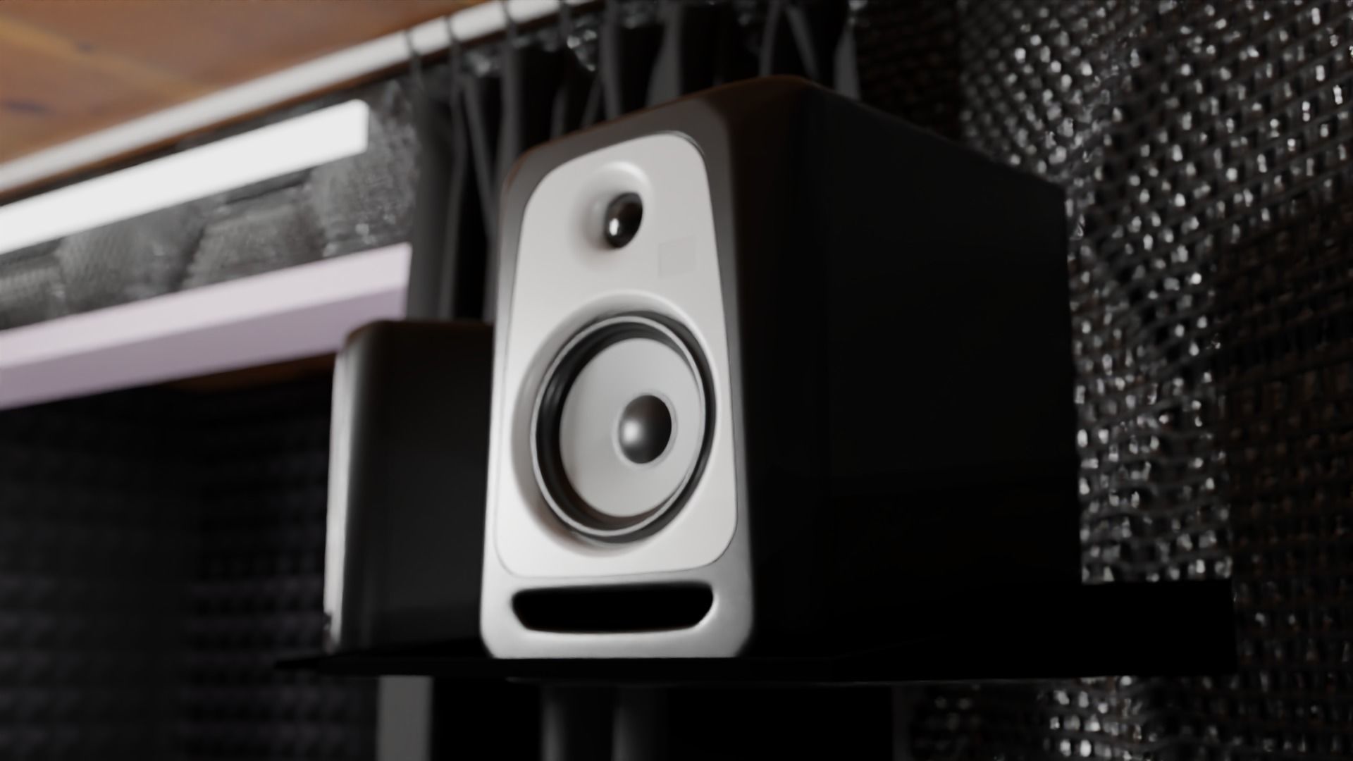 Recording booth Music Studio 3D model_2