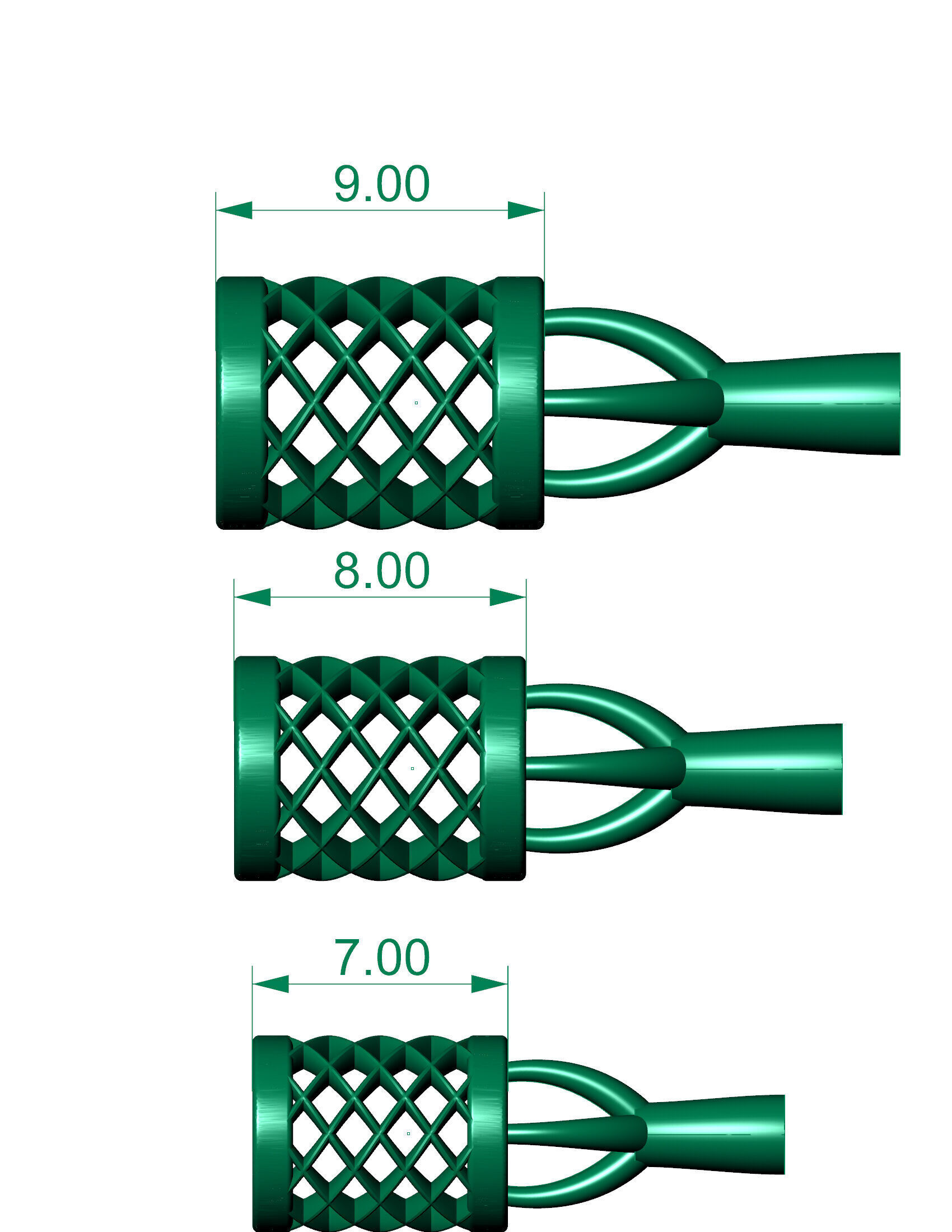 3 size beads or balls or jewellery accessories 3D print model_2