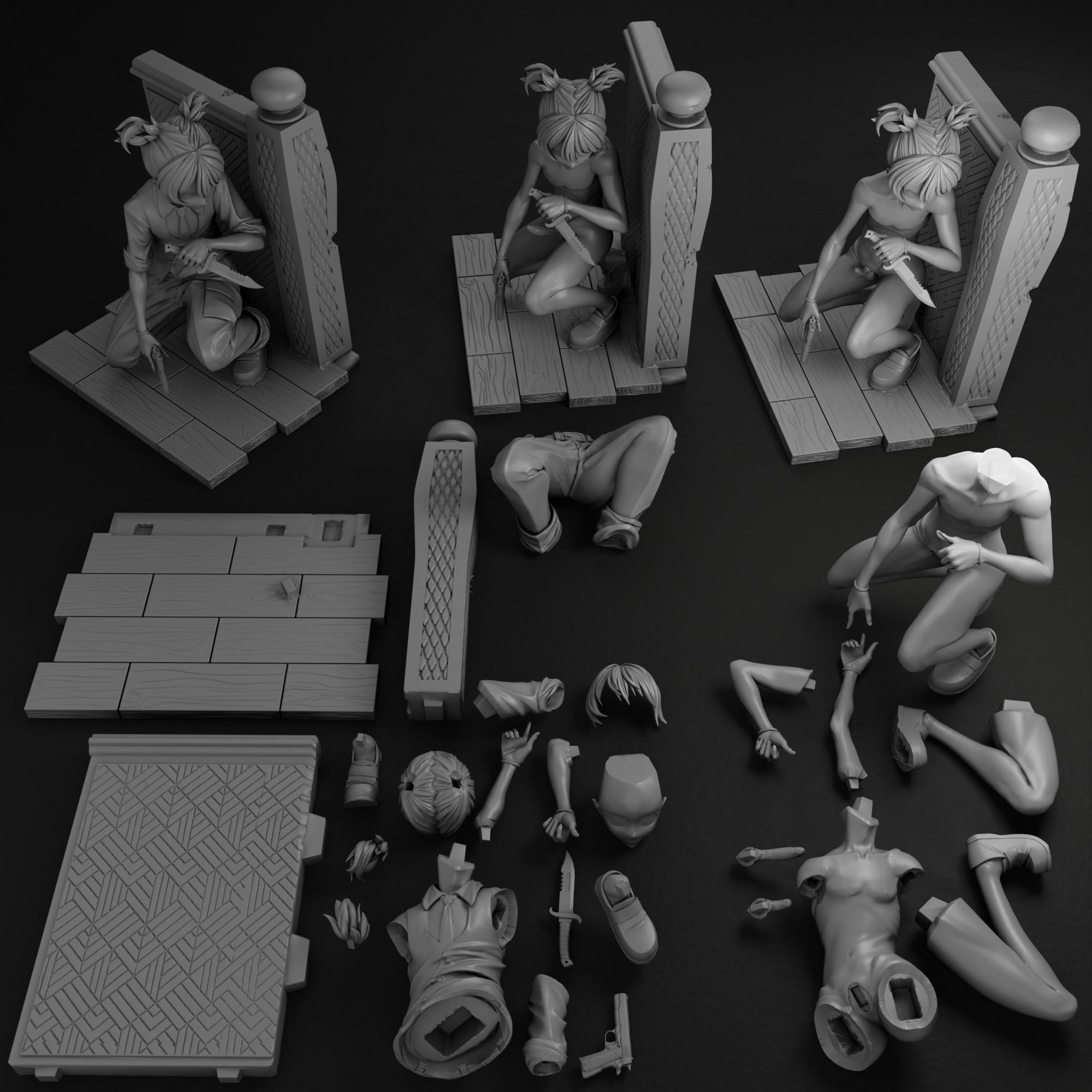 Nagisa Shiota - Assassination Classroom 3D print model_10