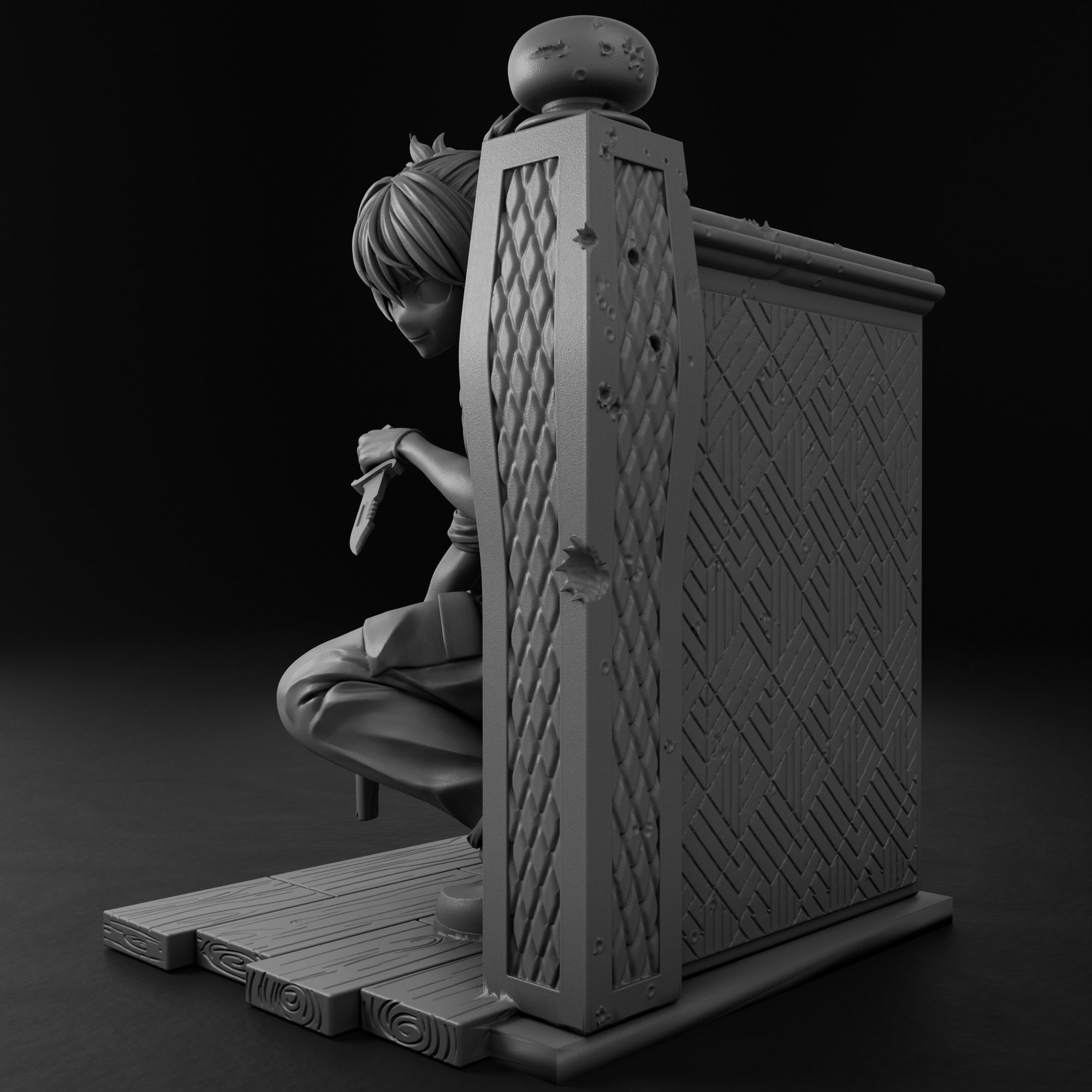 Nagisa Shiota - Assassination Classroom 3D print model_4